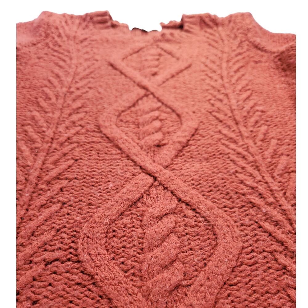 Madewell | Firelight Wool & Alpaca Blend Pullover Cable Sweater | Size XS - Picture 5 of 10